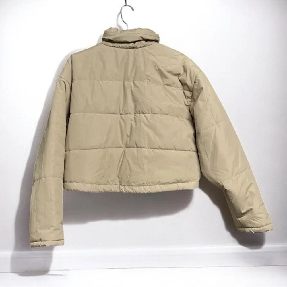🌻THE FIFTH LABEL Tan Remake Cropped Puffer Jacket US SIZE 6